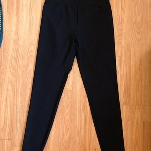 Vince NWT Brand Story Midrise Stretch Black Leggings M $195